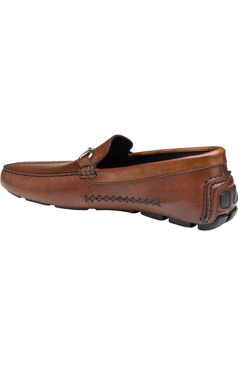 Johnston & Murphy Dayton Bit Driving Loafer, Alternate, color, Brown Italian Calfskin