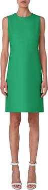 Akris Cotton & Silk Blend Sleeveless Sheath Dress