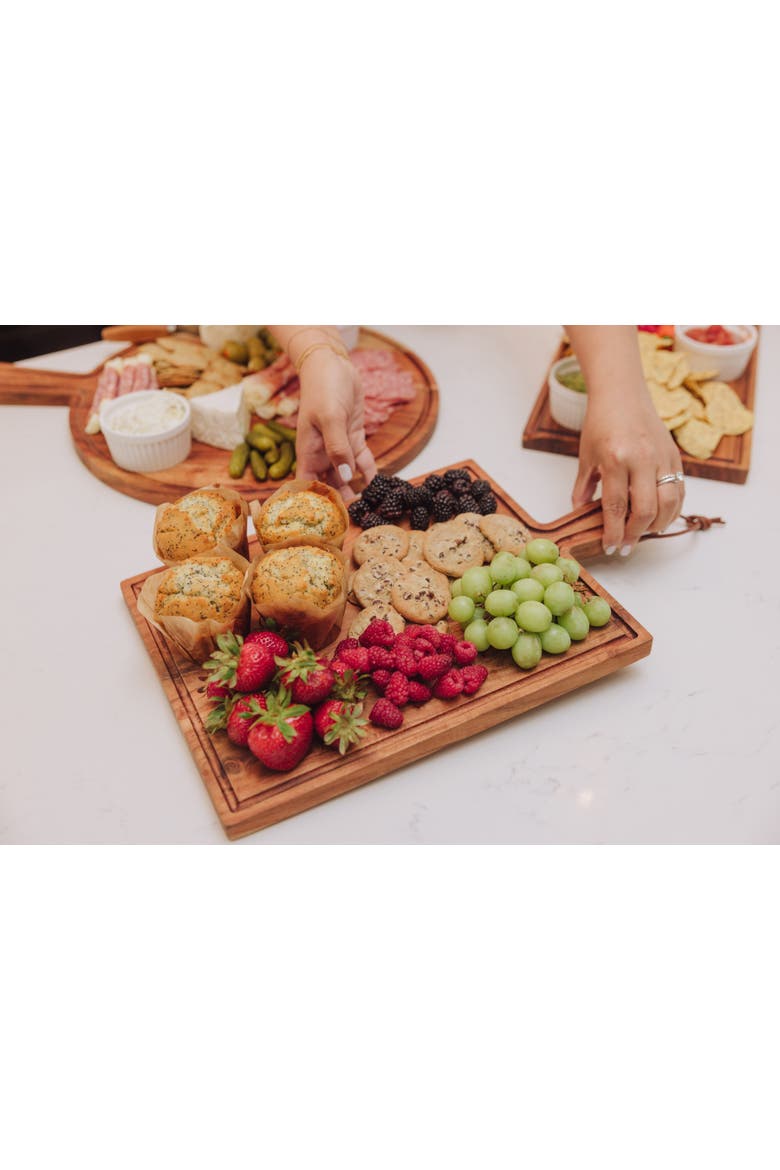 Tagliere Rectangular Charcuterie Board, Alternate, color, Acacia Wood