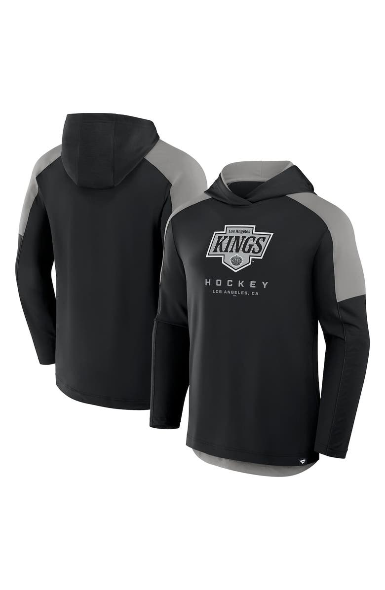 FANATICS Men's Fanatics Black Los Angeles Kings Meta Game Transitional Pullover Hoodie, Main, color, Black