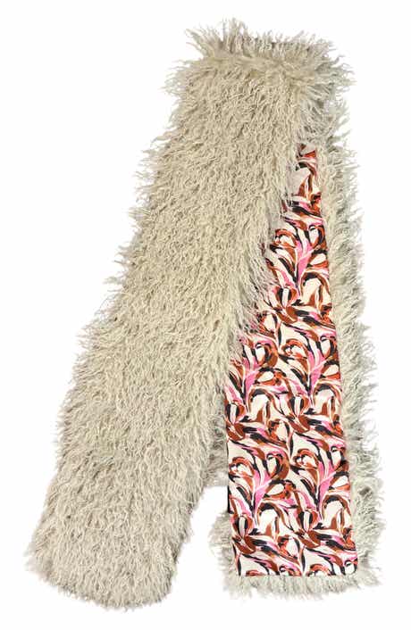 Mongolian Faux Fur Scarf