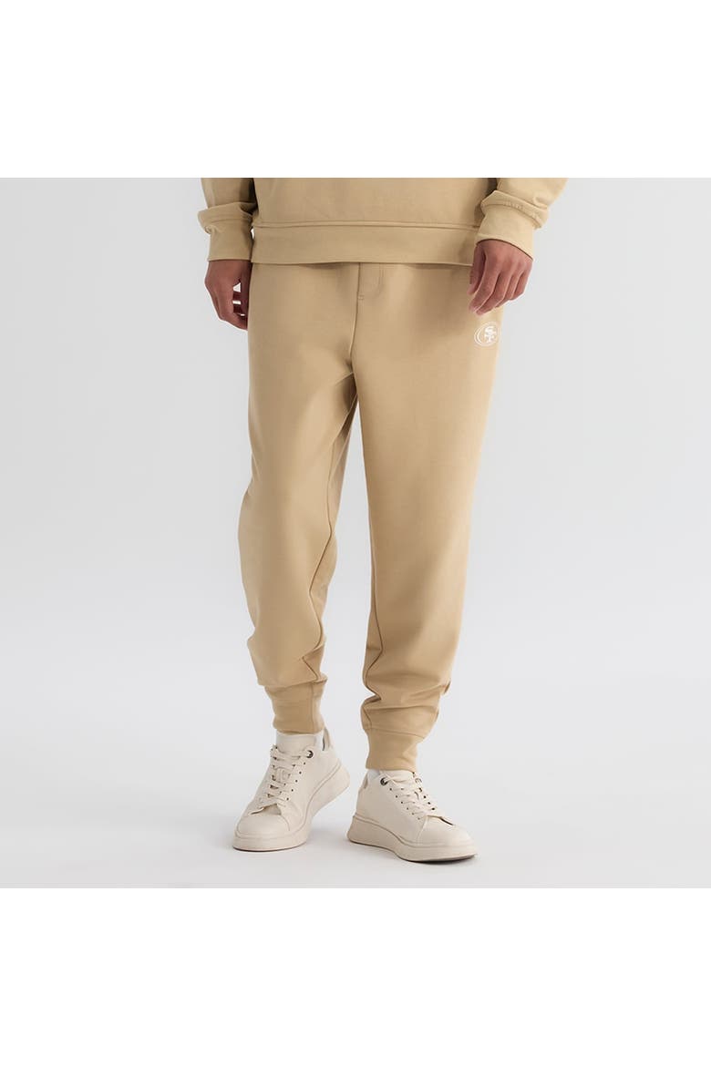 Men's Fanatics Tan San Francisco 49ers Clutch Fleece Tri-Blend Joggers, Main, color, Tan