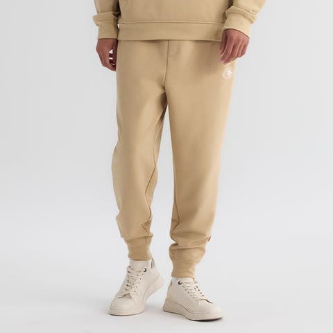Men's Fanatics Tan San Francisco 49ers Clutch Fleece Tri-Blend Joggers