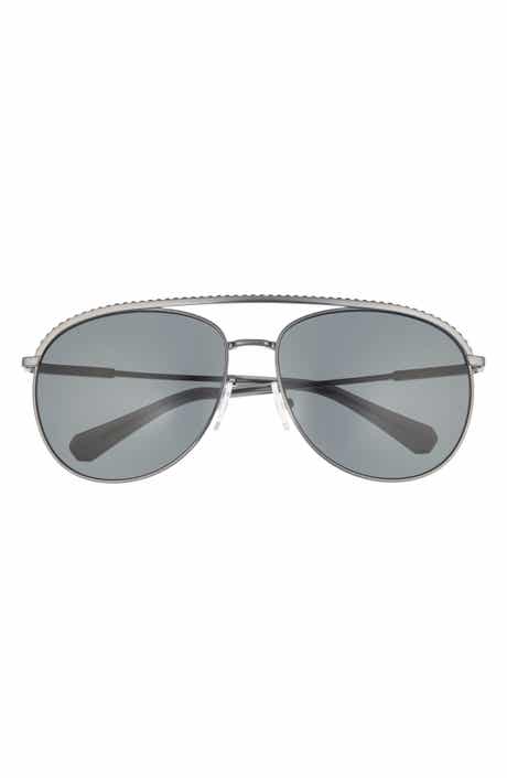 Swarovski 61mm Crystal Aviator Sunglasses