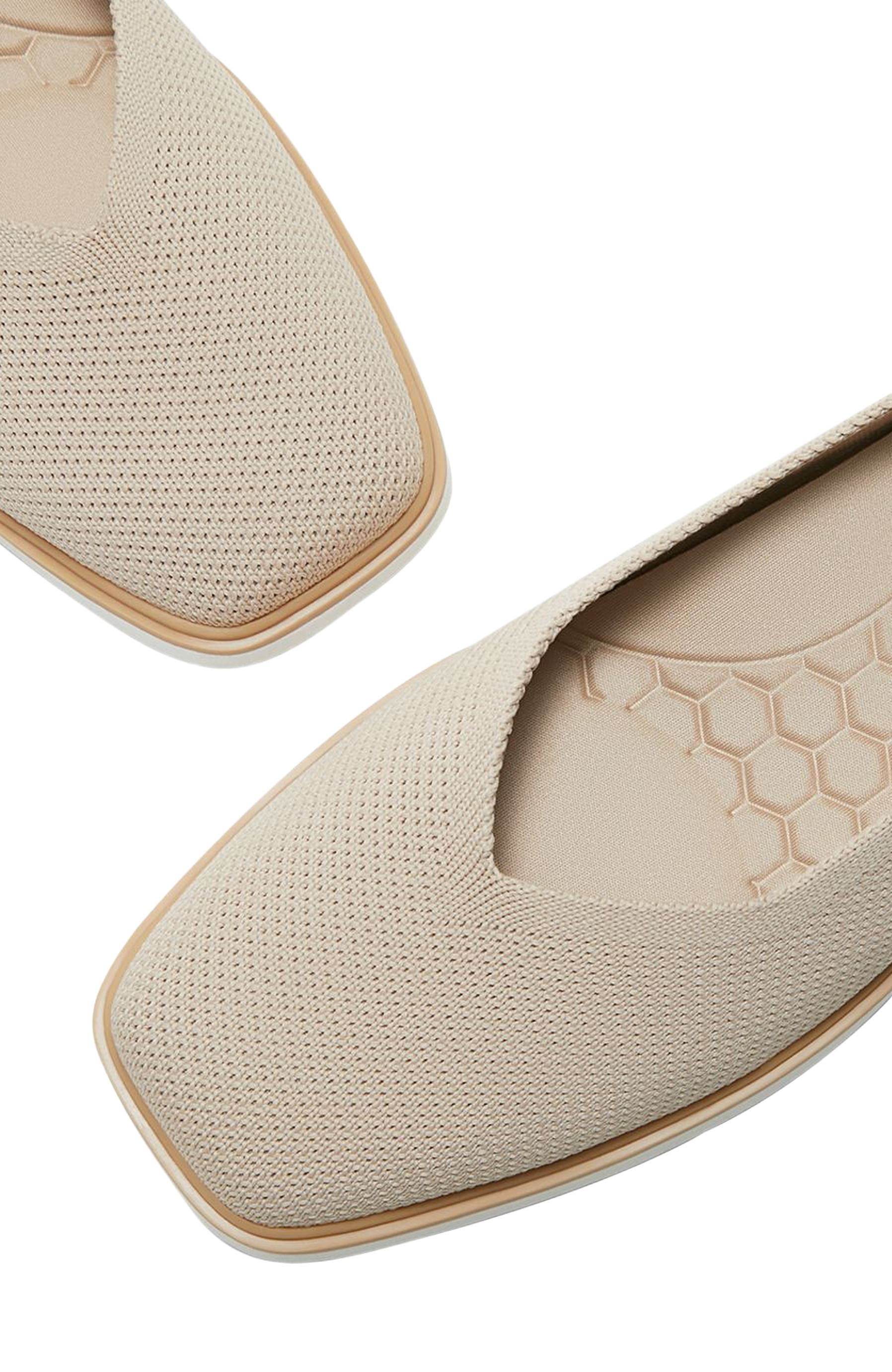 VIVAIA Square-Toe All-Day Standing Flats, Alternate, color, Almond