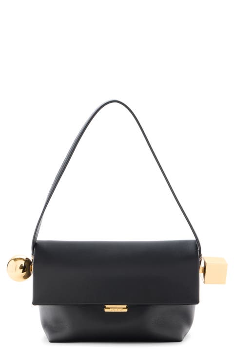 Le Rond Carré Leather Shoulder Bag