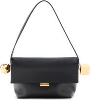 Jacquemus Le Rond Carré Leather Shoulder Bag