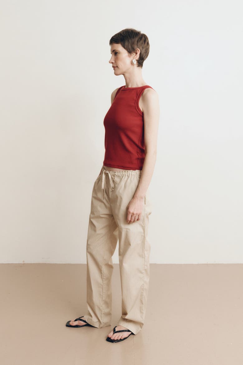 Clara Stripe Pant, Alternate, color, Canyon Stripe
