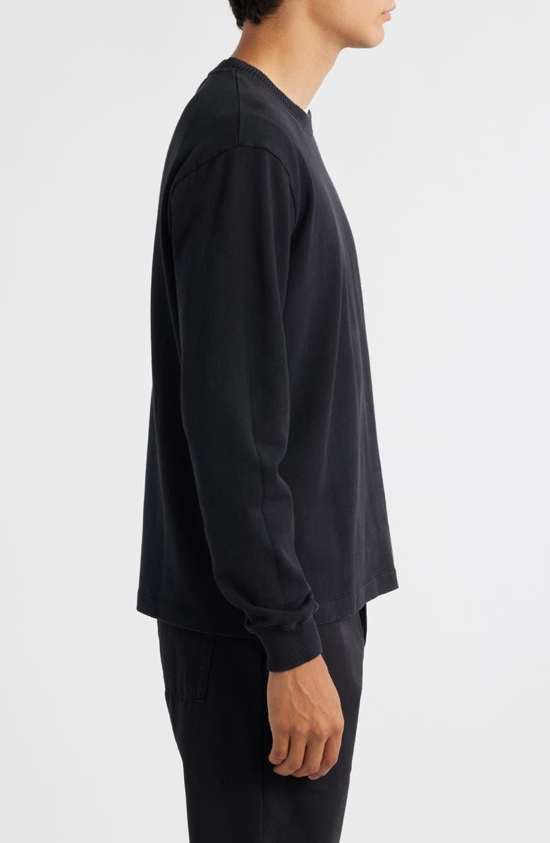 ALEX CRANE Caza Rib Organic Cotton Sweatshirt, Alternate, color, Night