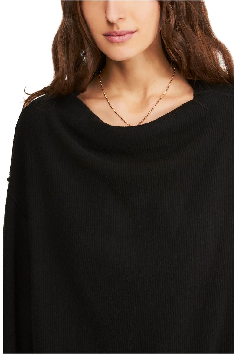 Main Squeeze Hacci Sweater, Alternate, color, BLACK