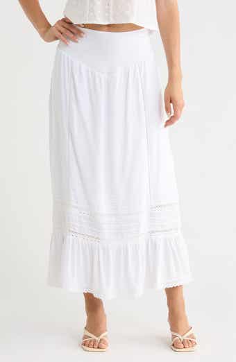 Vigoss Ruffle Maxi Skirt