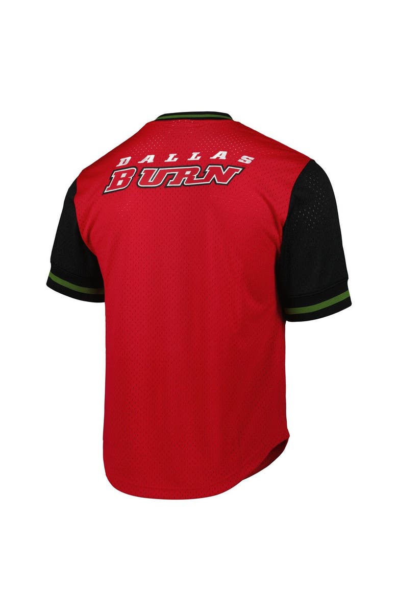 Mitchell & Ness Men's Mitchell & Ness Red FC Dallas Mesh V-Neck T-Shirt, Alternate, color, 
