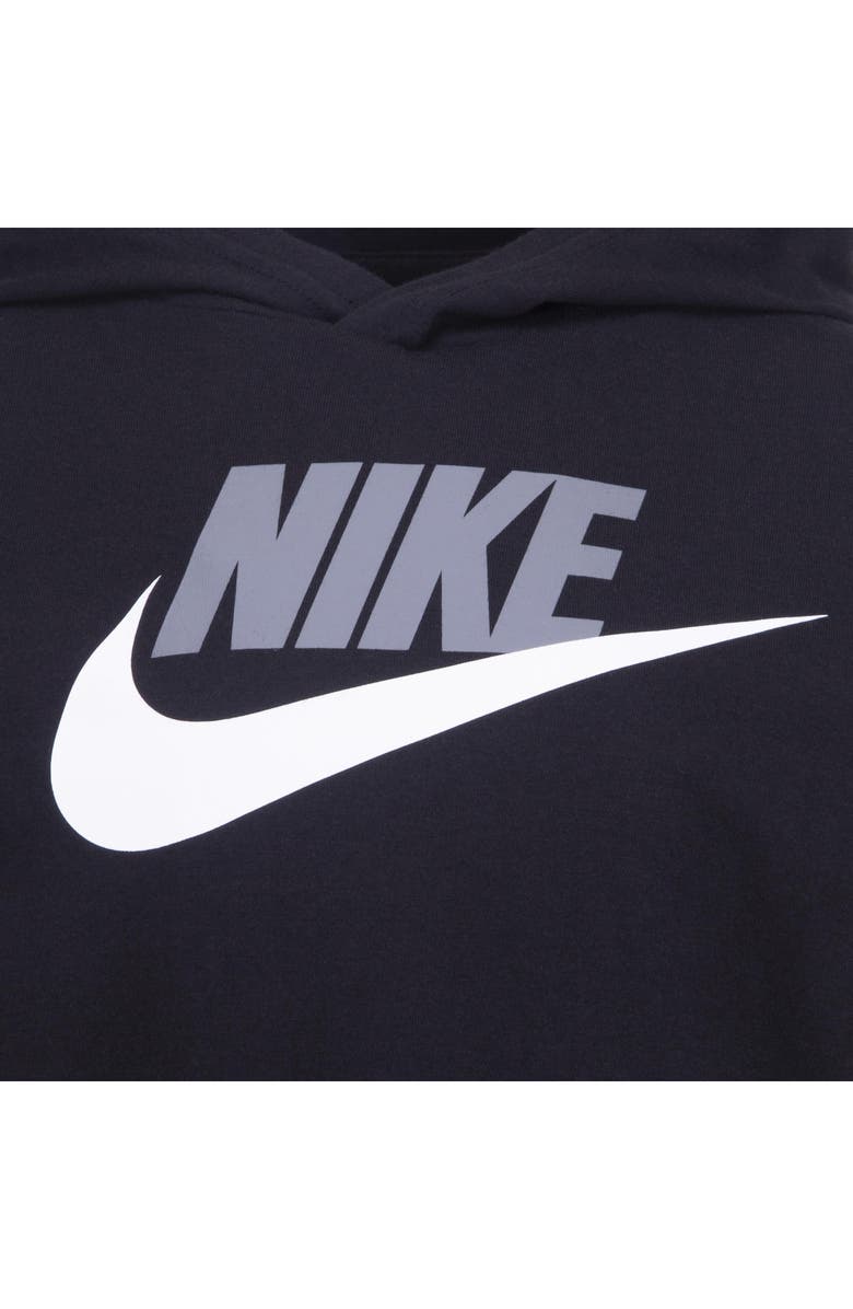 Nike Kids' Futura Hooded Long Sleeve T-Shirt, Alternate, color, Black