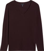 Eileen Fisher V-Neck Long Sleeve T-Shirt