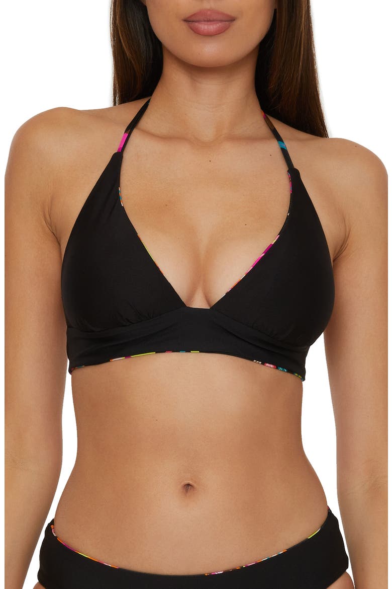 Luminary Reversible Bikini Top, Alternate, color, BLACK MULTI