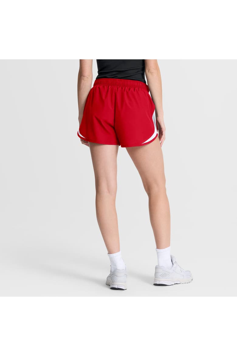 Women's Nike Red Kansas City Chiefs Tempo Mid-Rise Dri-FIT Shorts, Alternate, color, Red