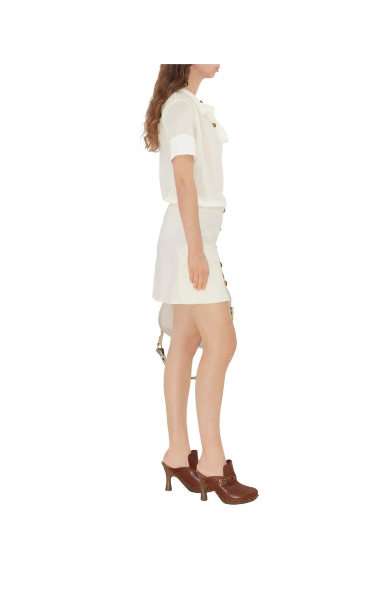 Burberry Silk Top, Alternate, color, Cotton