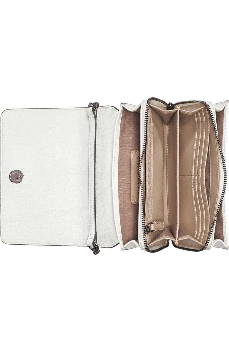 KARL LAGERFELD PARIS Lourdes Swag Chain Crossbody, Alternate, color,