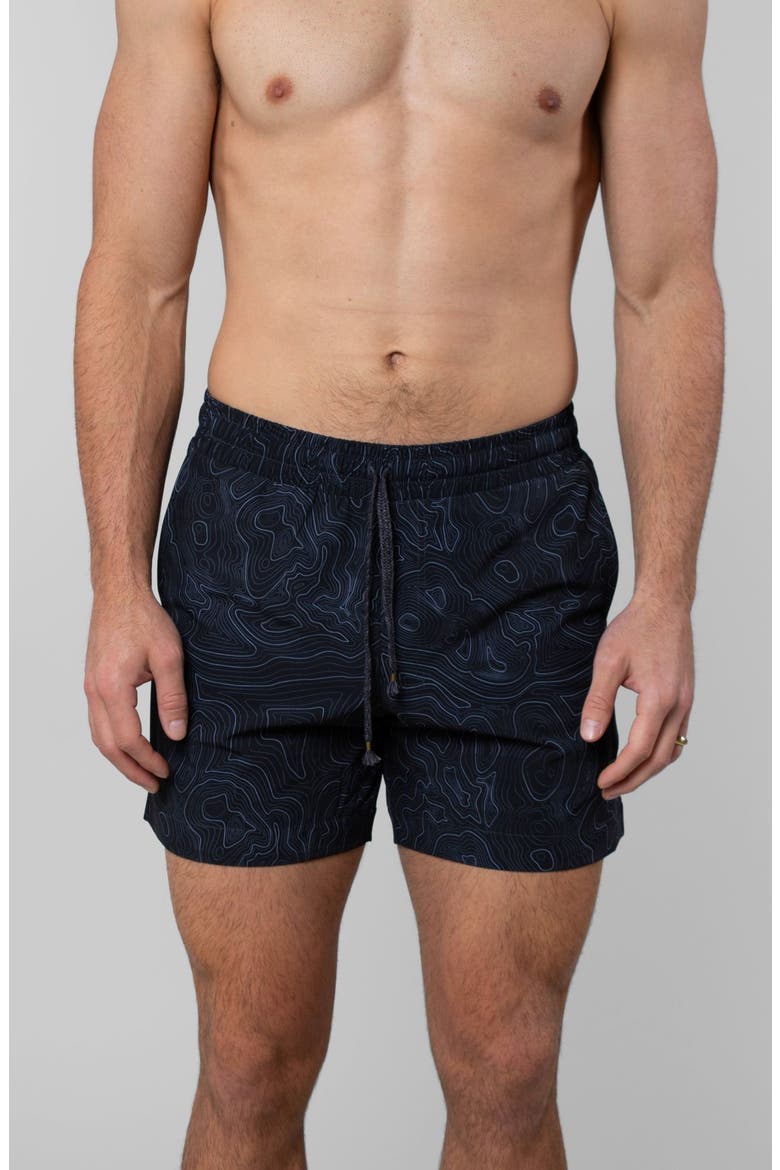 Topography Swim Trunk, Main, color, Topography