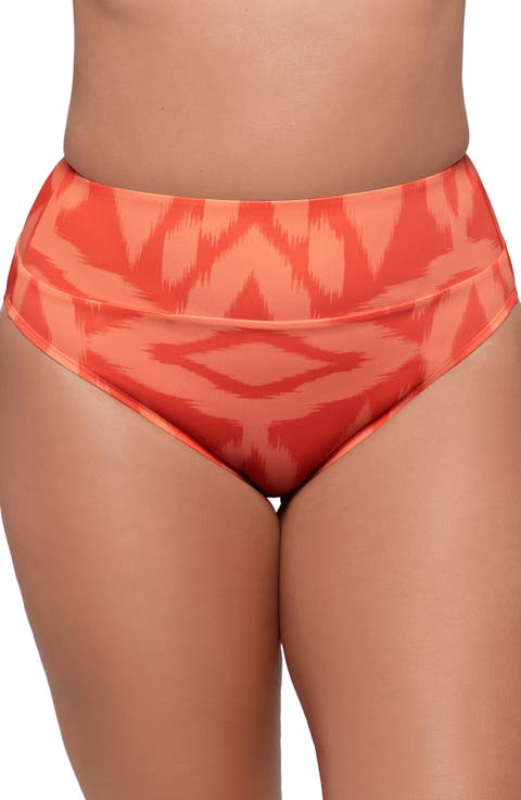 Ultra High Waist Banded Swim Bottoms