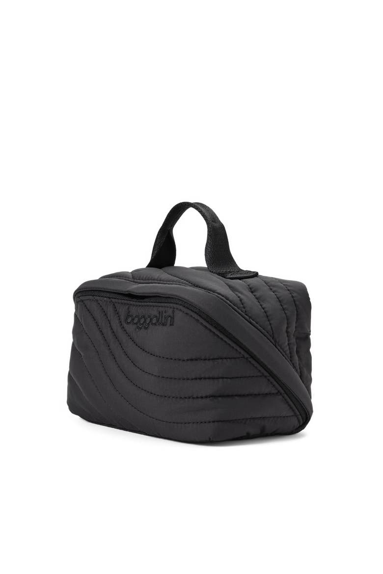 Set Wave Accordion Travel Organizer, Alternate, color, Black Wave Puff