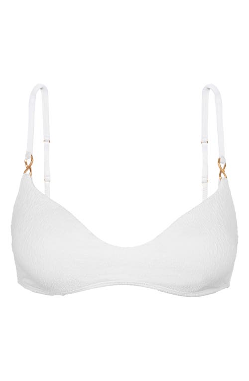 Vix Paula Hermanny Vix Solaro Vivian Bikini Top In White