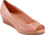 Bandolino Peep Toe Wedge Pump