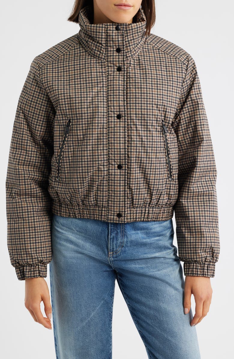 Brooklyn Industries Tartan Crop Jacket, Alternate, color, Tartan Check