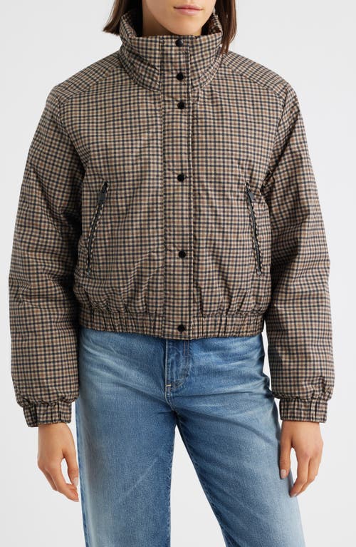 Brooklyn Industries Tartan Crop Jacket In Multi