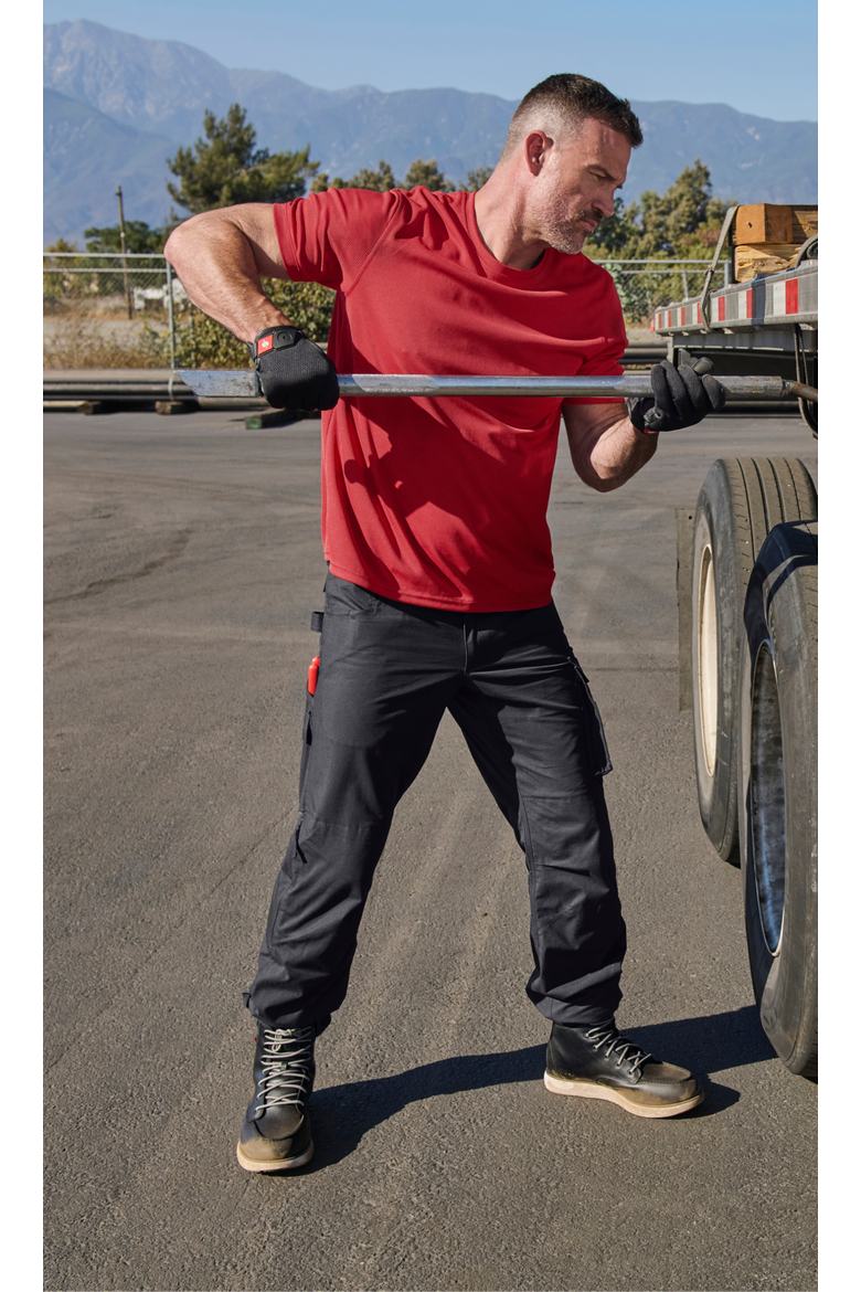 Performance T-Shirt, Alternate, color, Fire Red