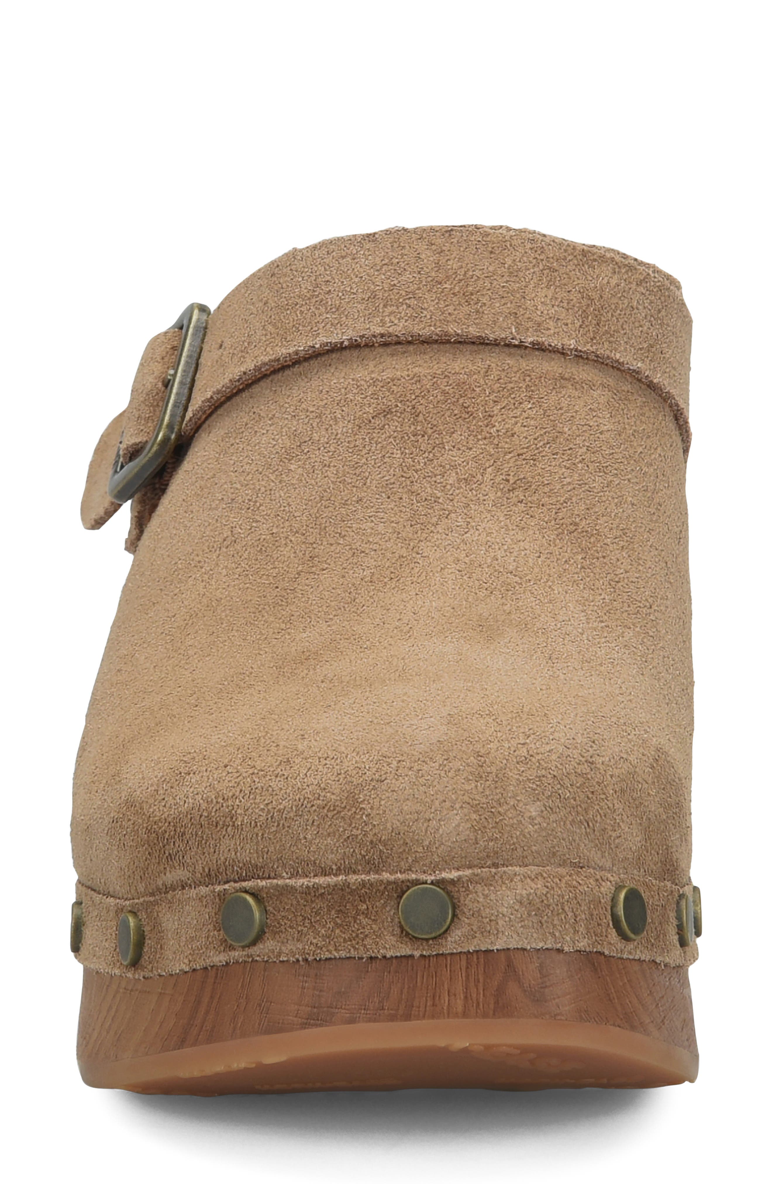 Tess Studded Clog, Alternate, color, TAUPE SUEDE