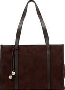 SANDRO Soft suede shopping bag