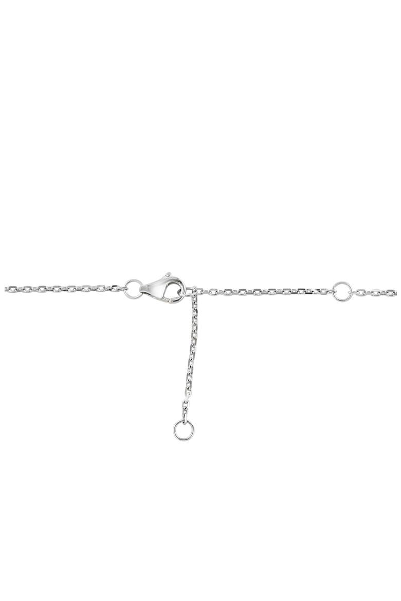 Diamond Initial Pendant Necklace, Alternate, color, SILVER