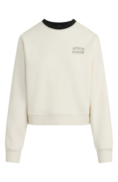 Collegiate Cotton Blend Sweatshirt