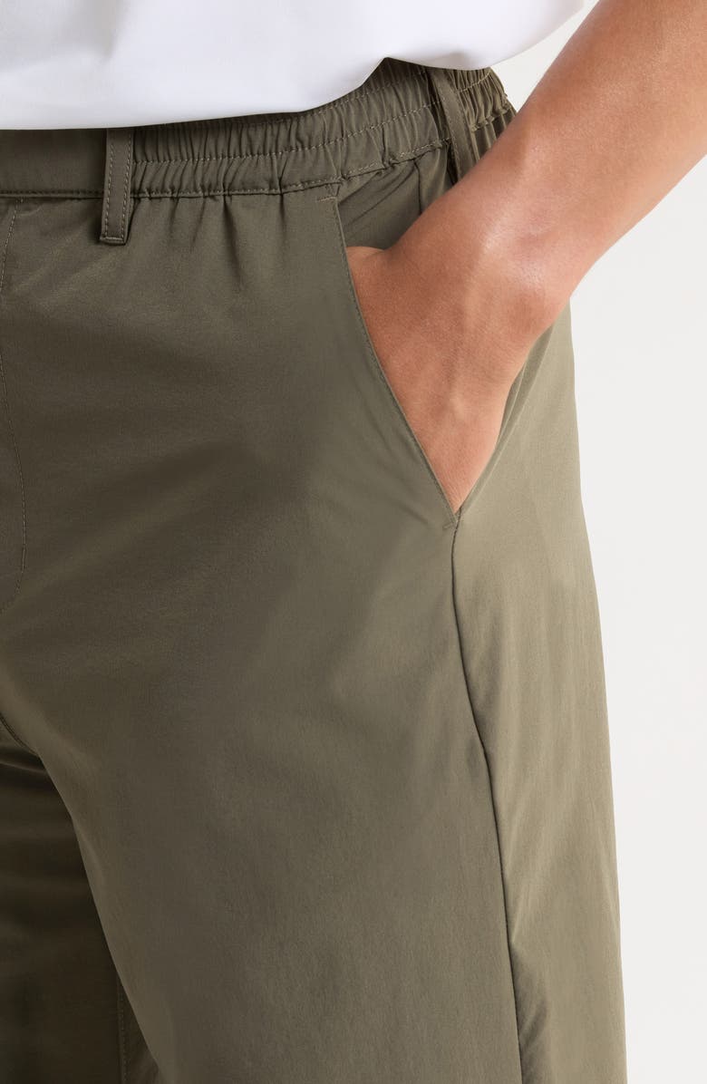 Quiet Golf Nylon Golf Pants, Alternate, color, Olive
