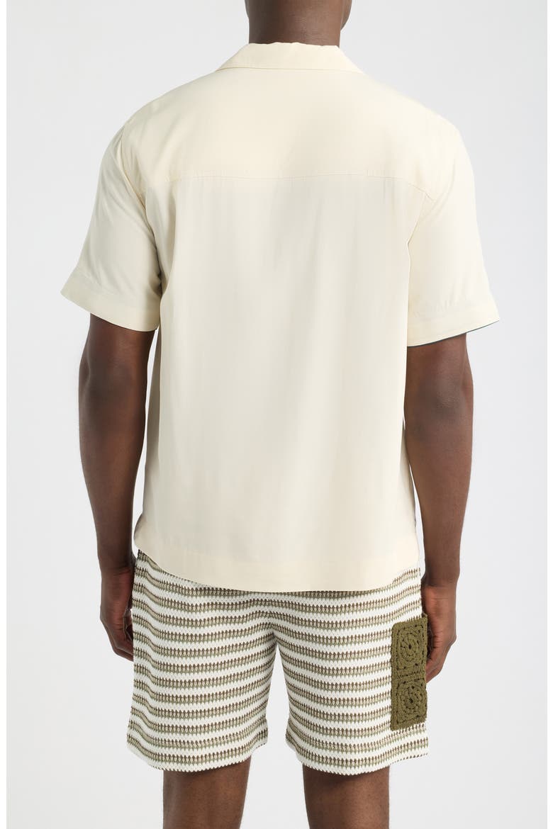 Valbonne Solid Camp Shirt, Alternate, color, IVORY- 10
