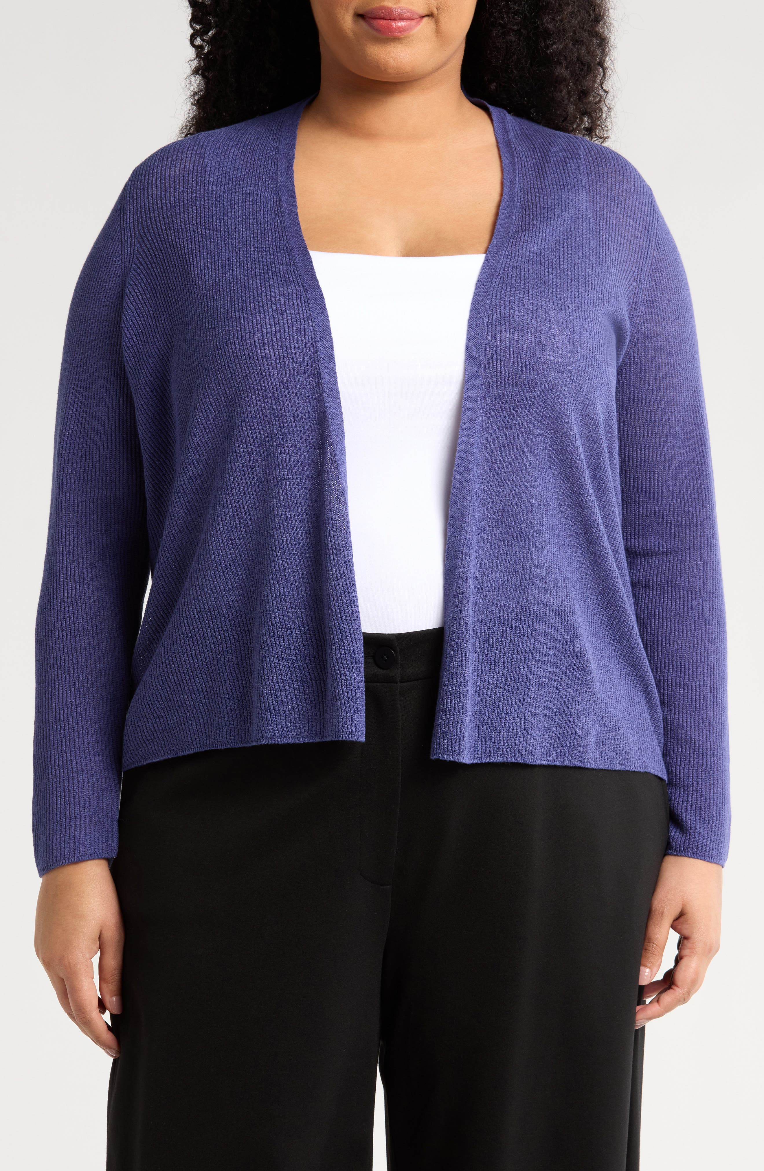 Eileen Fisher Organic Linen & Cotton Cardigan