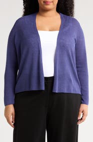 Eileen Fisher Organic Linen & Cotton Cardigan