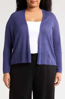 Eileen Fisher Organic Linen & Cotton Cardigan