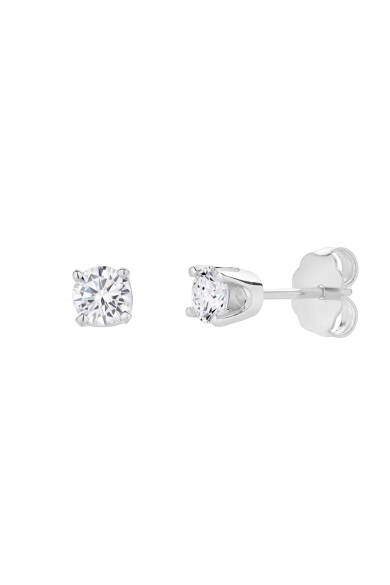 Seraph 0.40 Ct TW Lab Grown Round Diamond Studs 14K Gold Earrings, Main, color, 14K White Gold