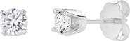 LuvMyJewelry Seraph 0.40 Ct TW Lab Grown Round Diamond Studs 14K Gold Earrings