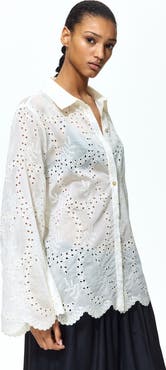 H&M Broderie Anglaise Shirt