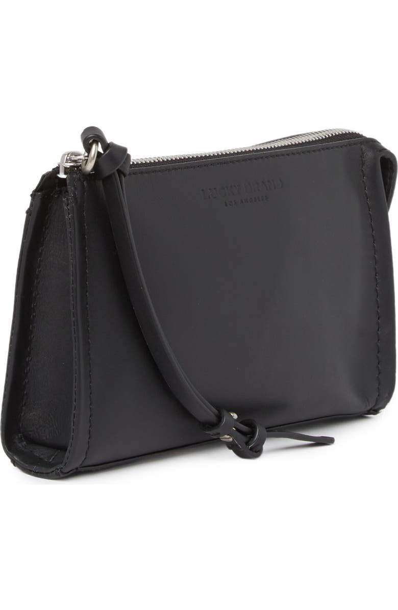 Lucky Brand Soue Leather Wristlet, Alternate, color,