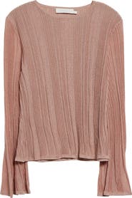 Zimmermann Lucky Metallic Rib Sweater