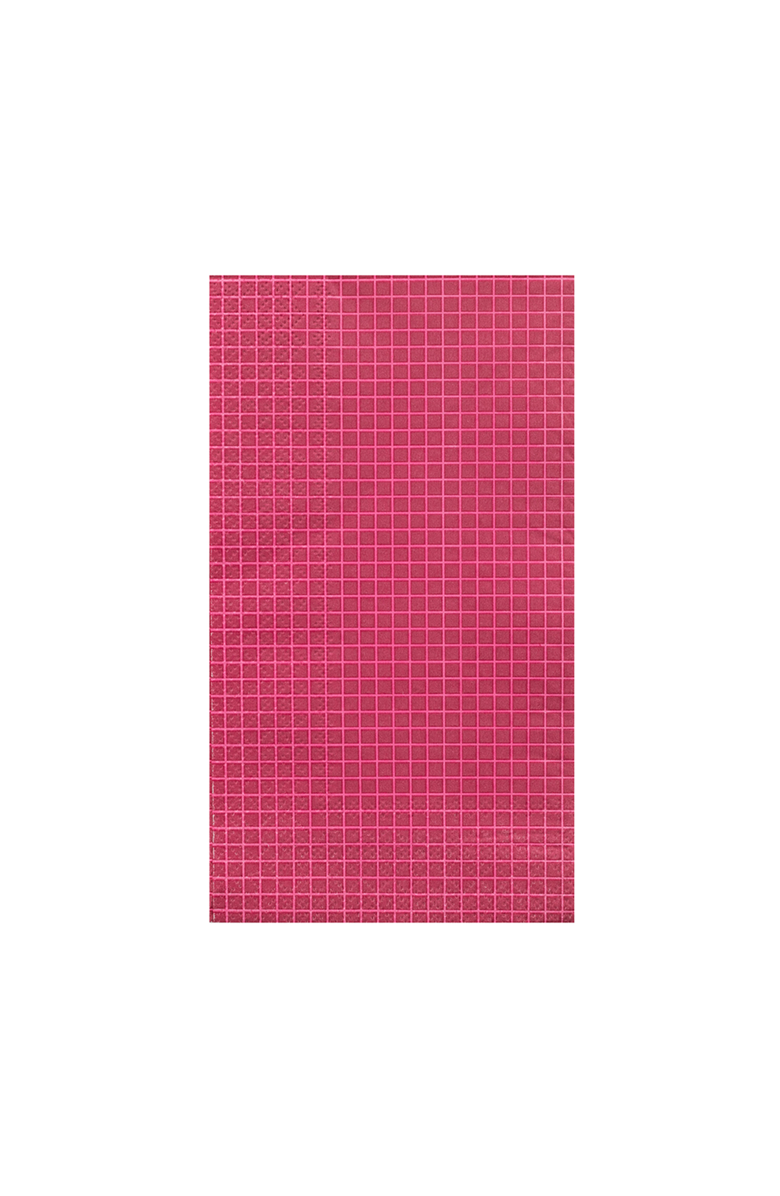 Jollity & Co. Magenta Grid Print Guest Napkins, Main, color, Assorted Pre-Pack