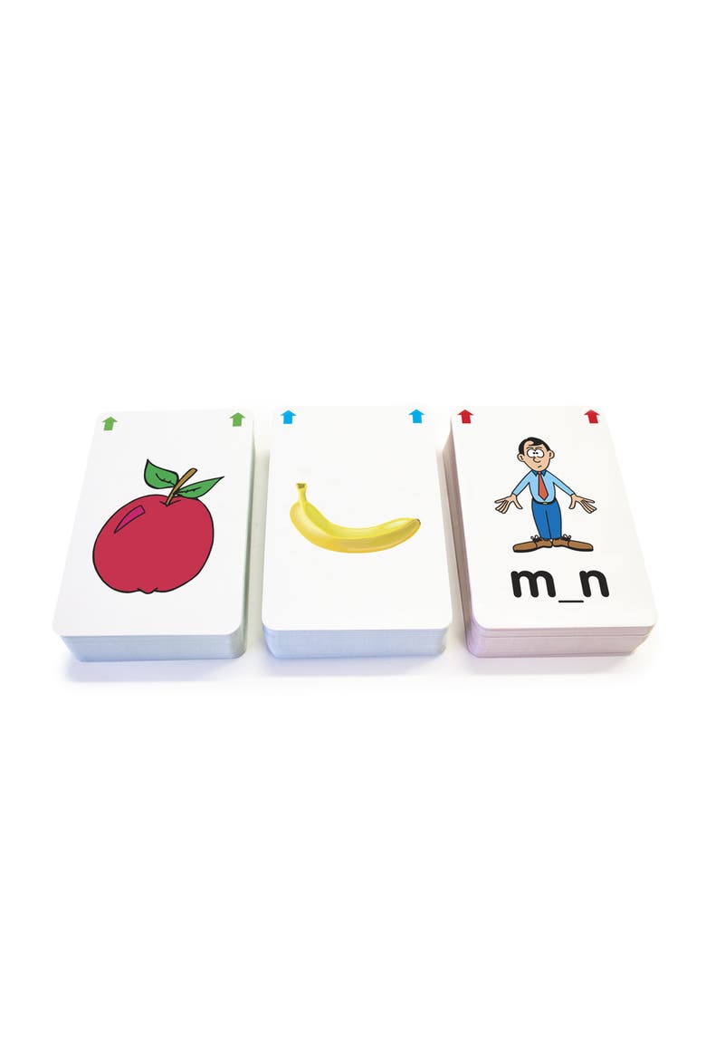 Letter Sounds Flashcards, Alternate, color, Multicolored