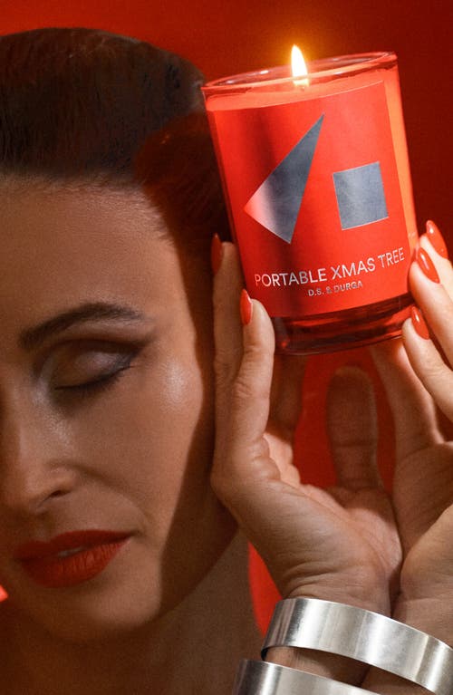 D.s. & Durga Portable X-mas Tree Candle In Red