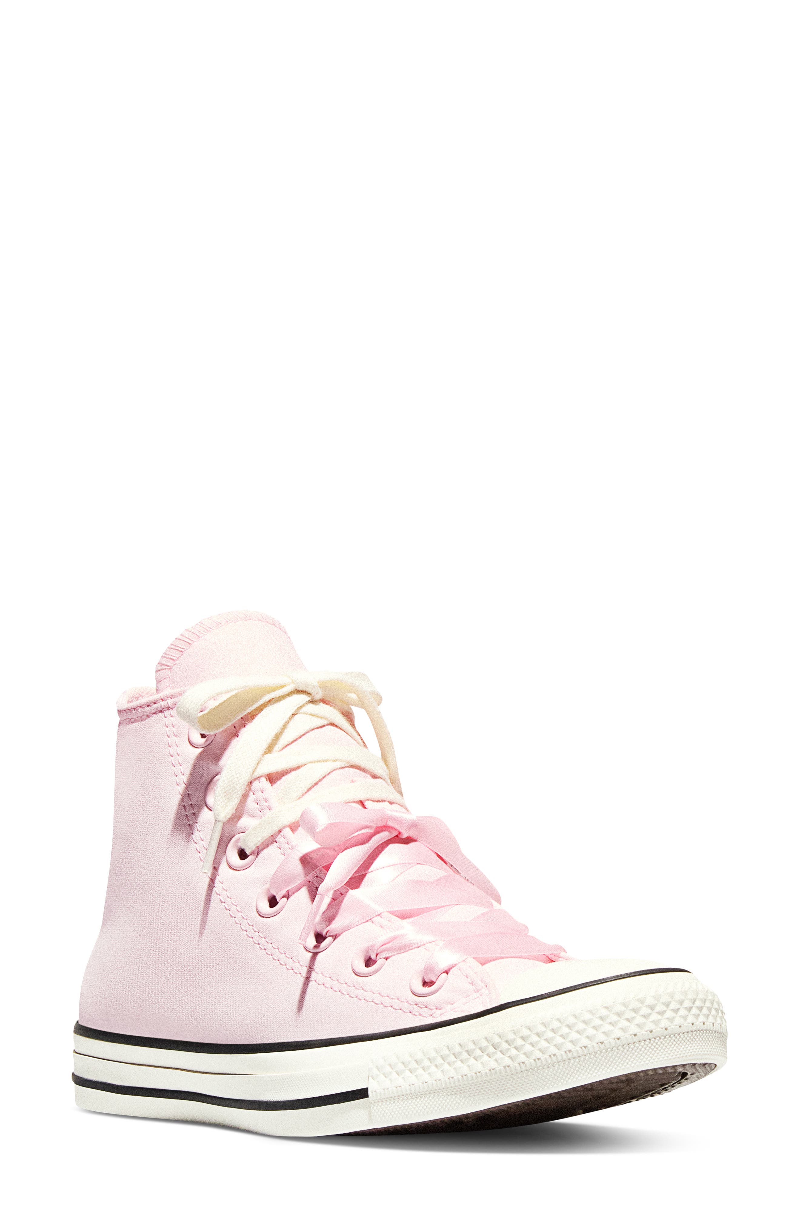 Converse Gender Inclusive Chuck Taylor All Star Peached High Top Sneaker, Main, color, Decade Pink/ Egret/ Black