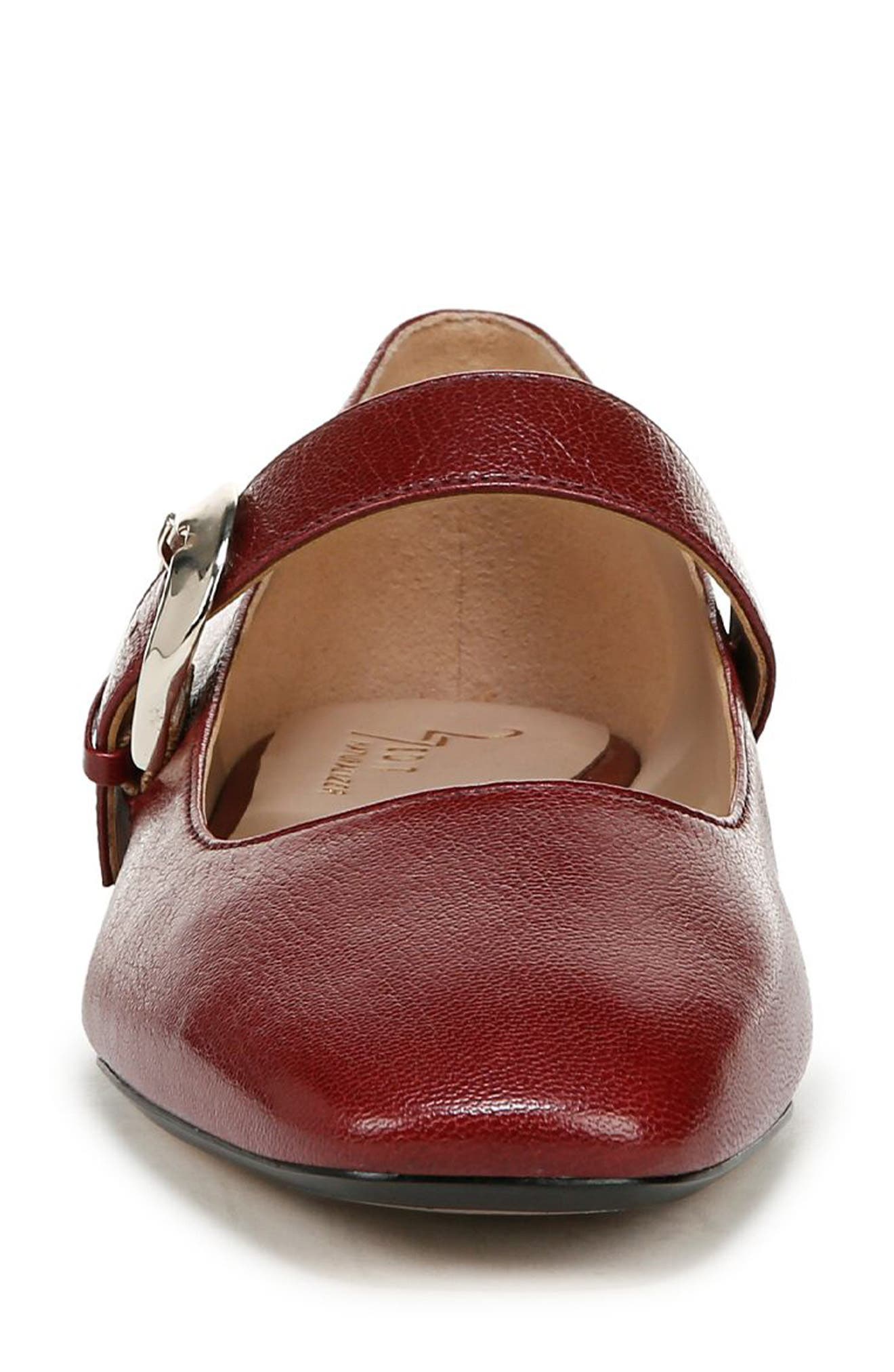 Carter Mary Jane Flat, Alternate, color, CRANBERRY LEATHER