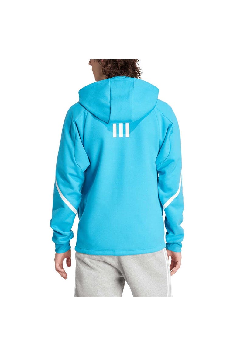 Men's adidas Blue Charlotte FC 2024 Anthem Travel Raglan Sleeve Full-Zip Jacket, Alternate, color, Blue